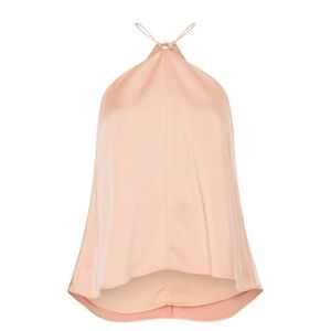 Obando Sleeveless Halter Top Sleeveless V-Neck Pull On Size 8